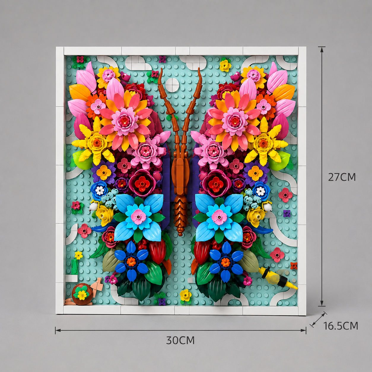 Bloemen vlinder | Bouwsteentjes