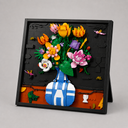 Bloemen in vaas schilderij | Bouwsteentjes