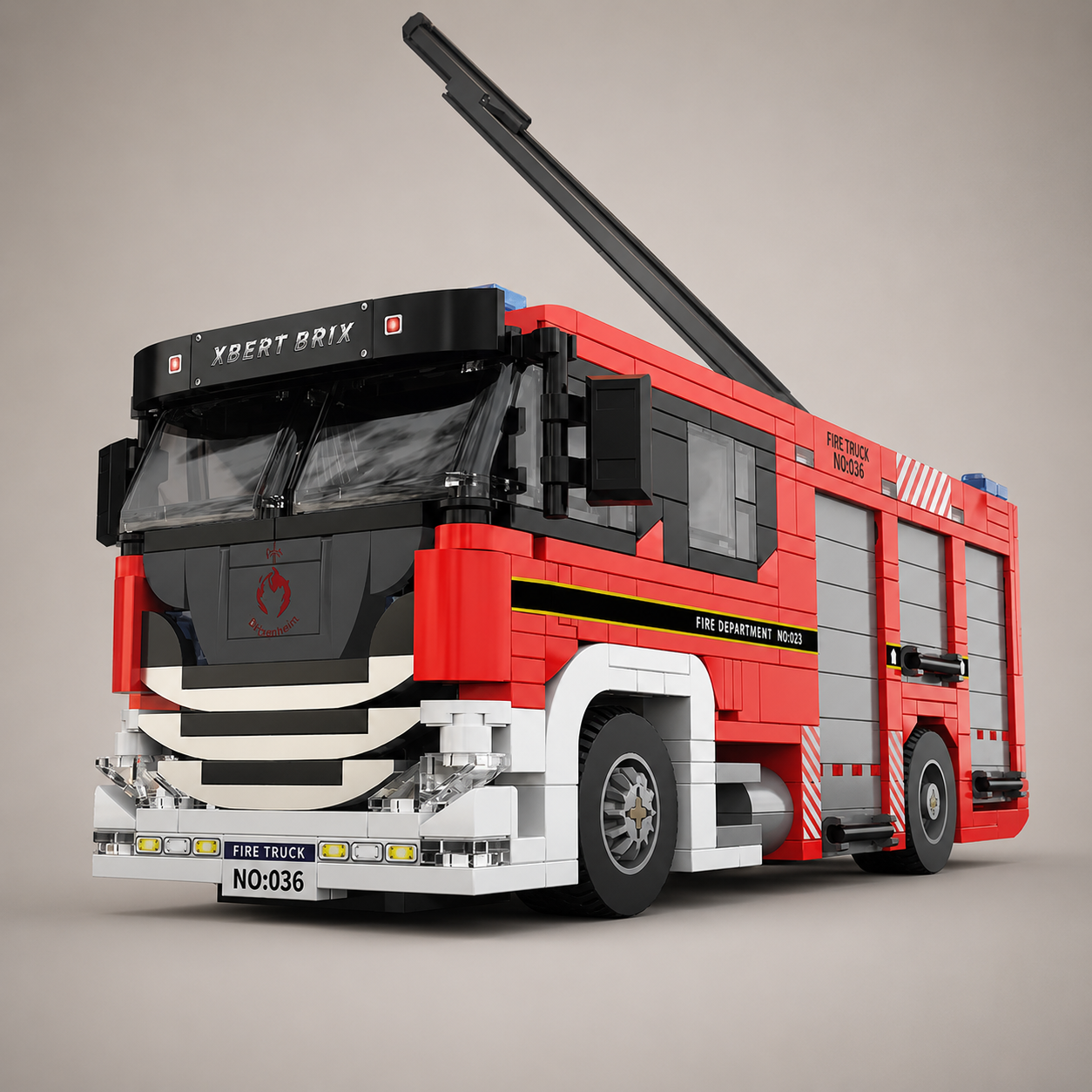 Brandweer auto | Bouwsteentjes