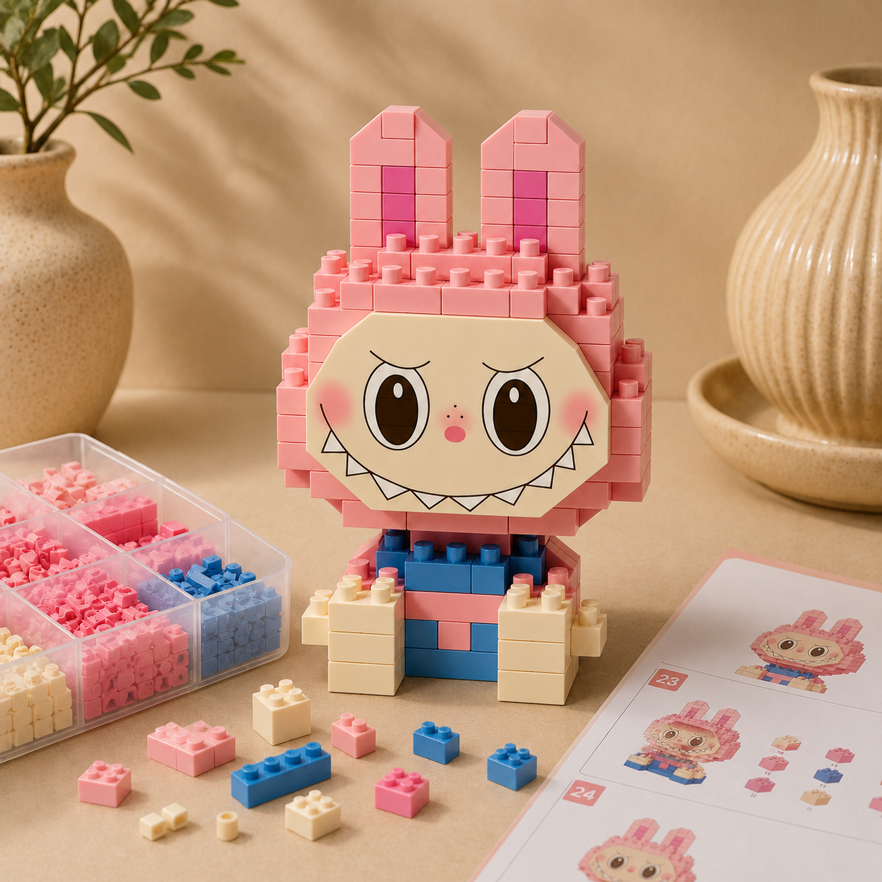 Mini Roze Labouwbouw | Bouwsteentjes
