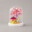 Roze boom in stolp | Bouwsteentjes