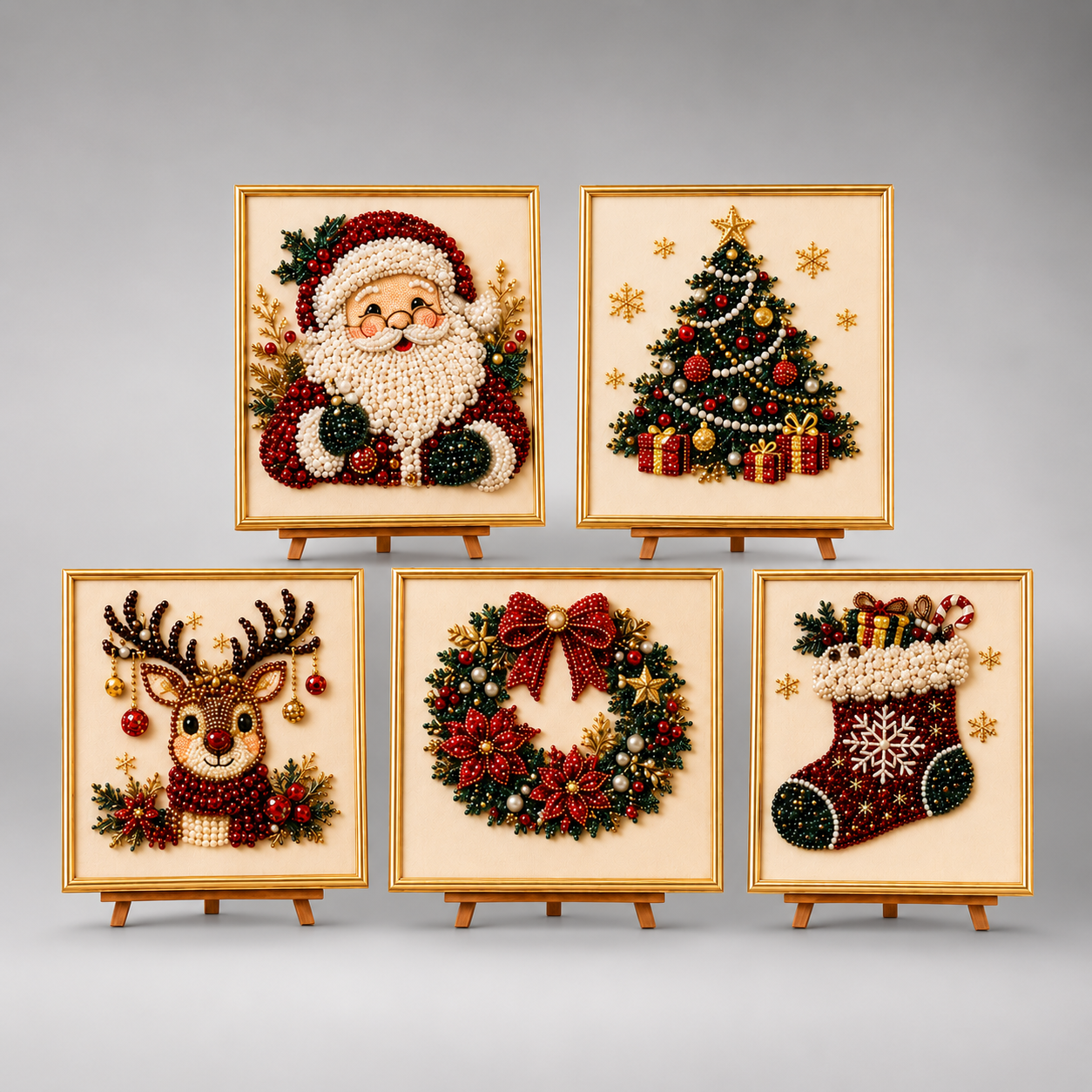 Kerst schilderijtje | Diamond painting