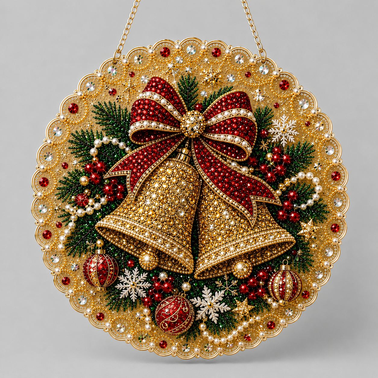 Kerst hanger | Bel | Diamond painting