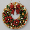 Kerst hanger | Krans | Diamond painting