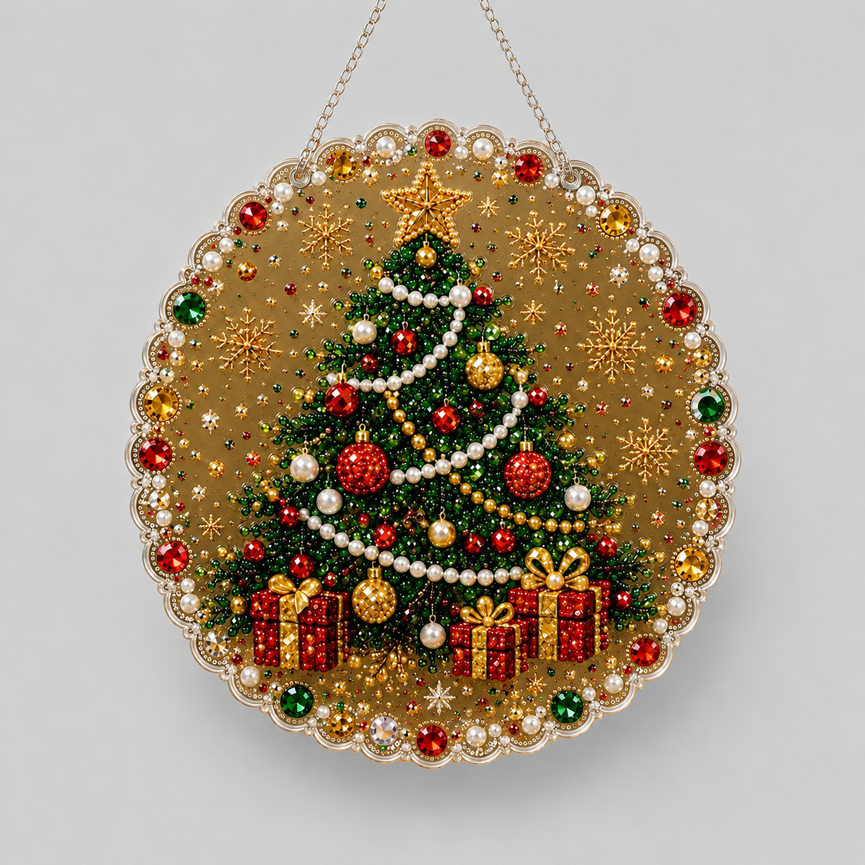Kerst hanger | Kerstboom | Diamond painting