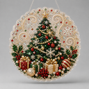 Kerst hanger | Cadeaus onder kerstboom | Diamond painting