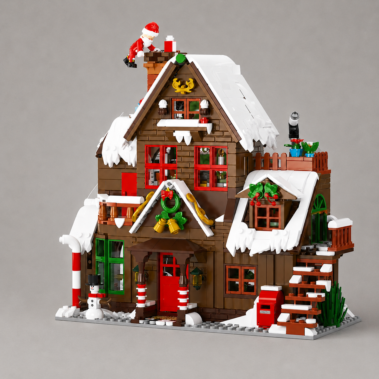 Kerst huis | Bouwsteentjes