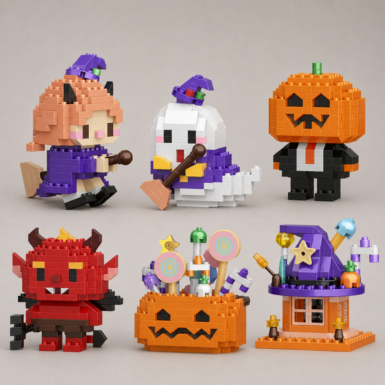 Halloween mini's | Bouwsteentjes