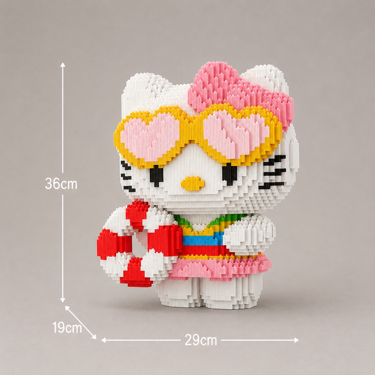 Zomerse Kitty | Bouwsteentjes