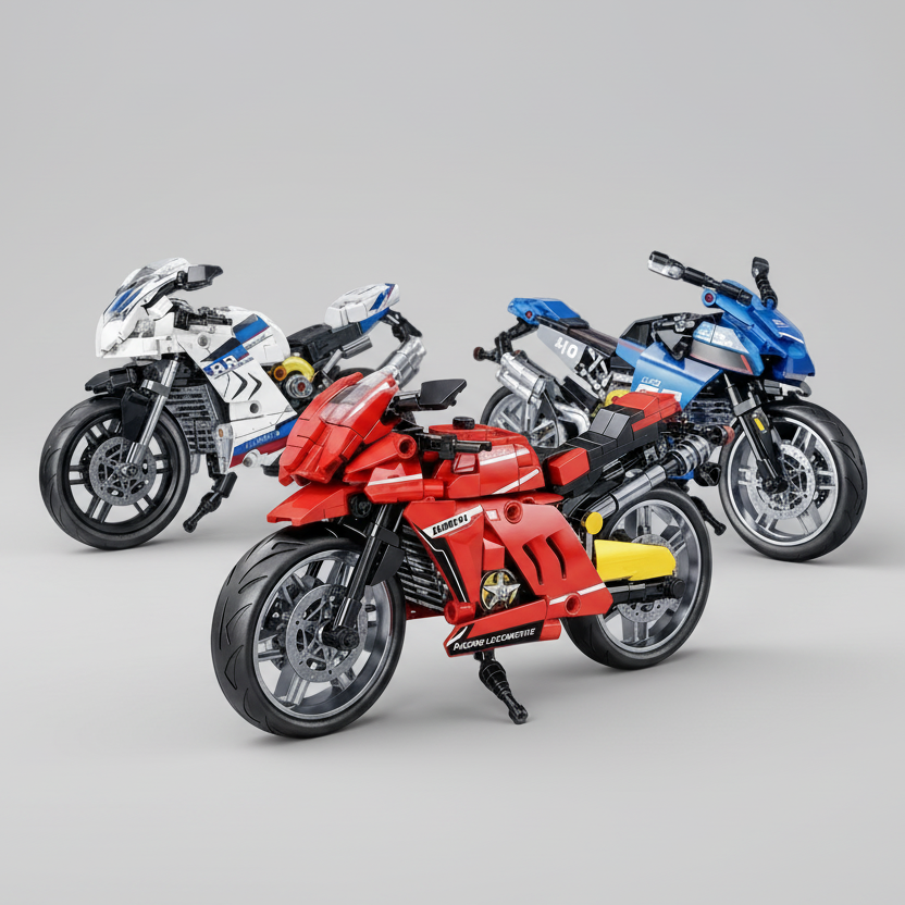 Sportmotor | Bouwsteentjes