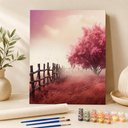 Roze weide | Schilderen op Nummer