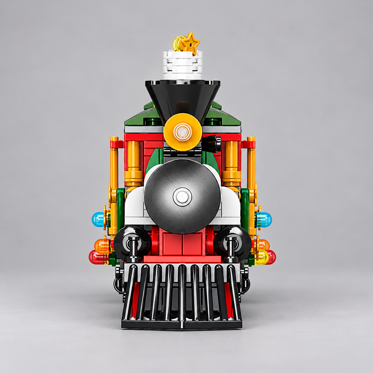 Kerst trein | Bouwsteentjes