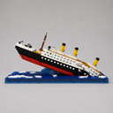 Zinkende Titanic | Bouwsteentjes