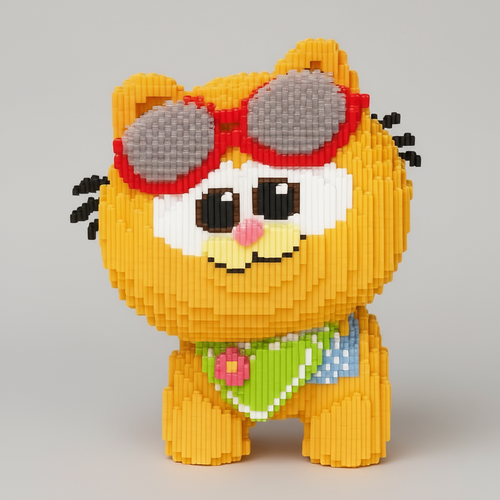 Schattige Kitten | Bouwsteentjes