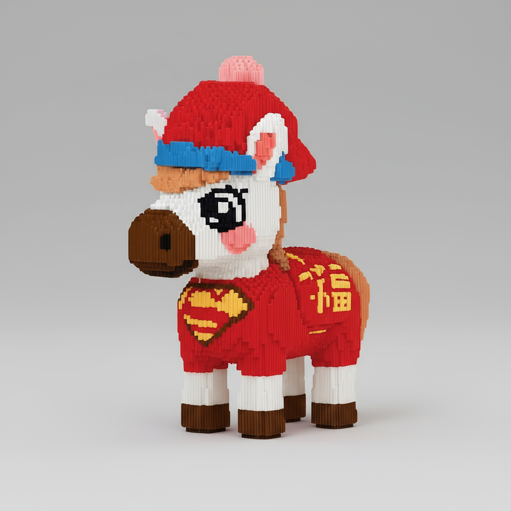 Mega Grappige Pony | Bouwsteentjes