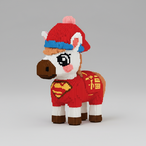 Grappige Pony | Bouwsteentjes