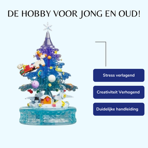 Fantasie kerstboom | muziekdoos | Bouwsteentjes