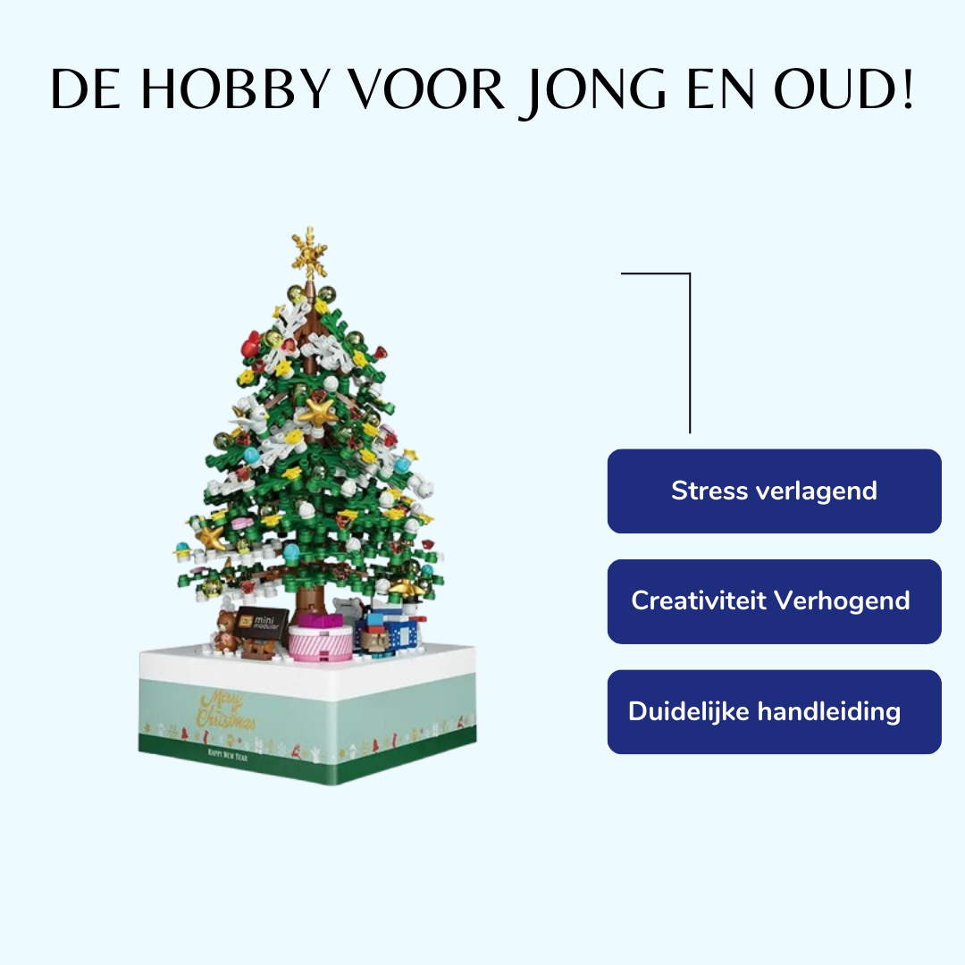 Grote kerstboom | Bouwsteentjes