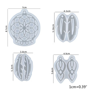 Siliconen Mal voor ketting of dromenvanger symbolen | Epoxy