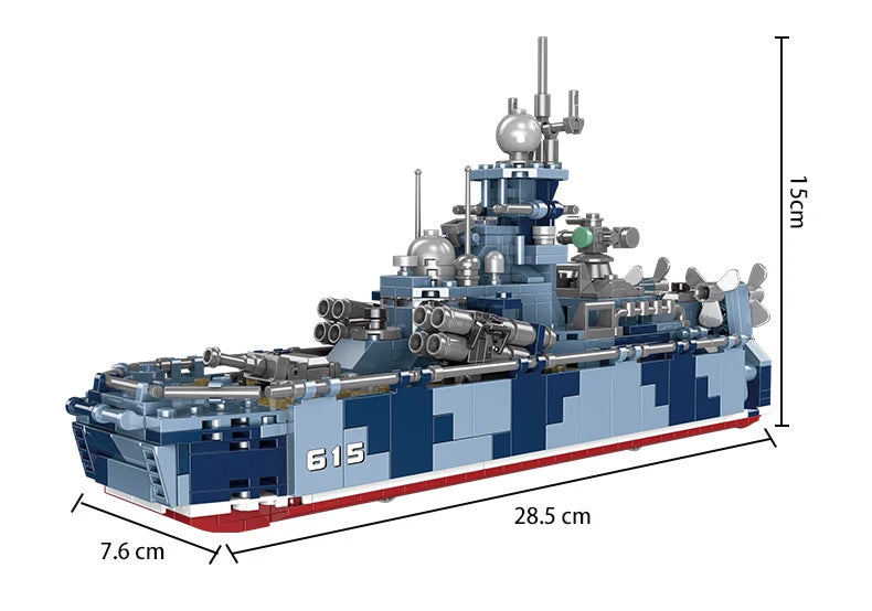 Militair schip | Bouwsteentjes