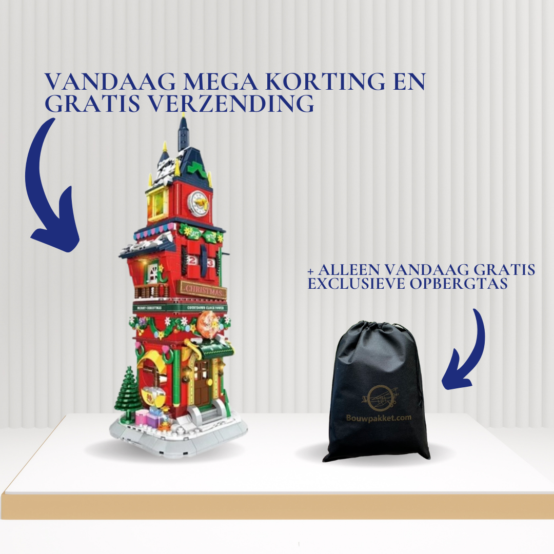 Kerst Toren | Bouwsteentjes