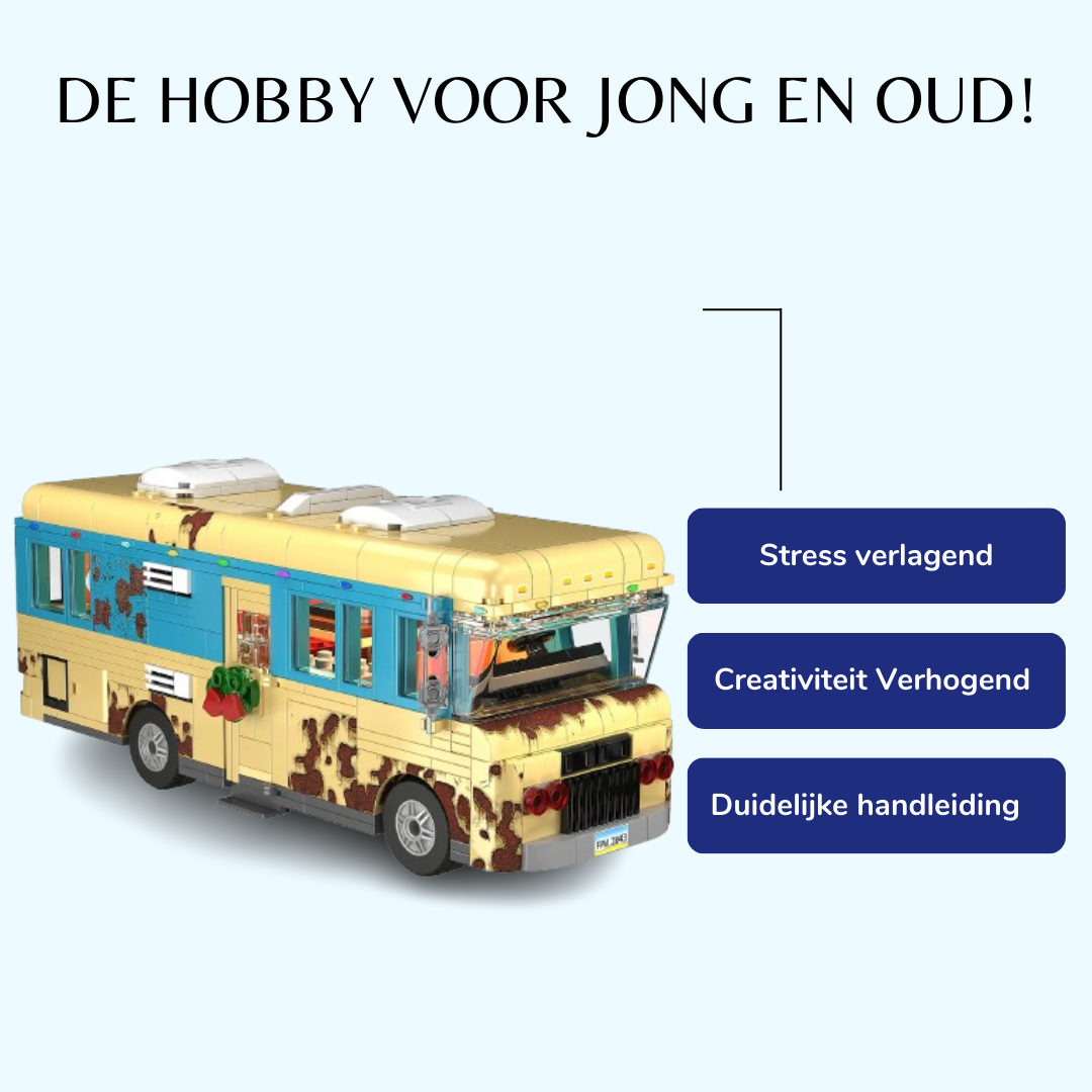 Kerst bus | Bouwsteentjes