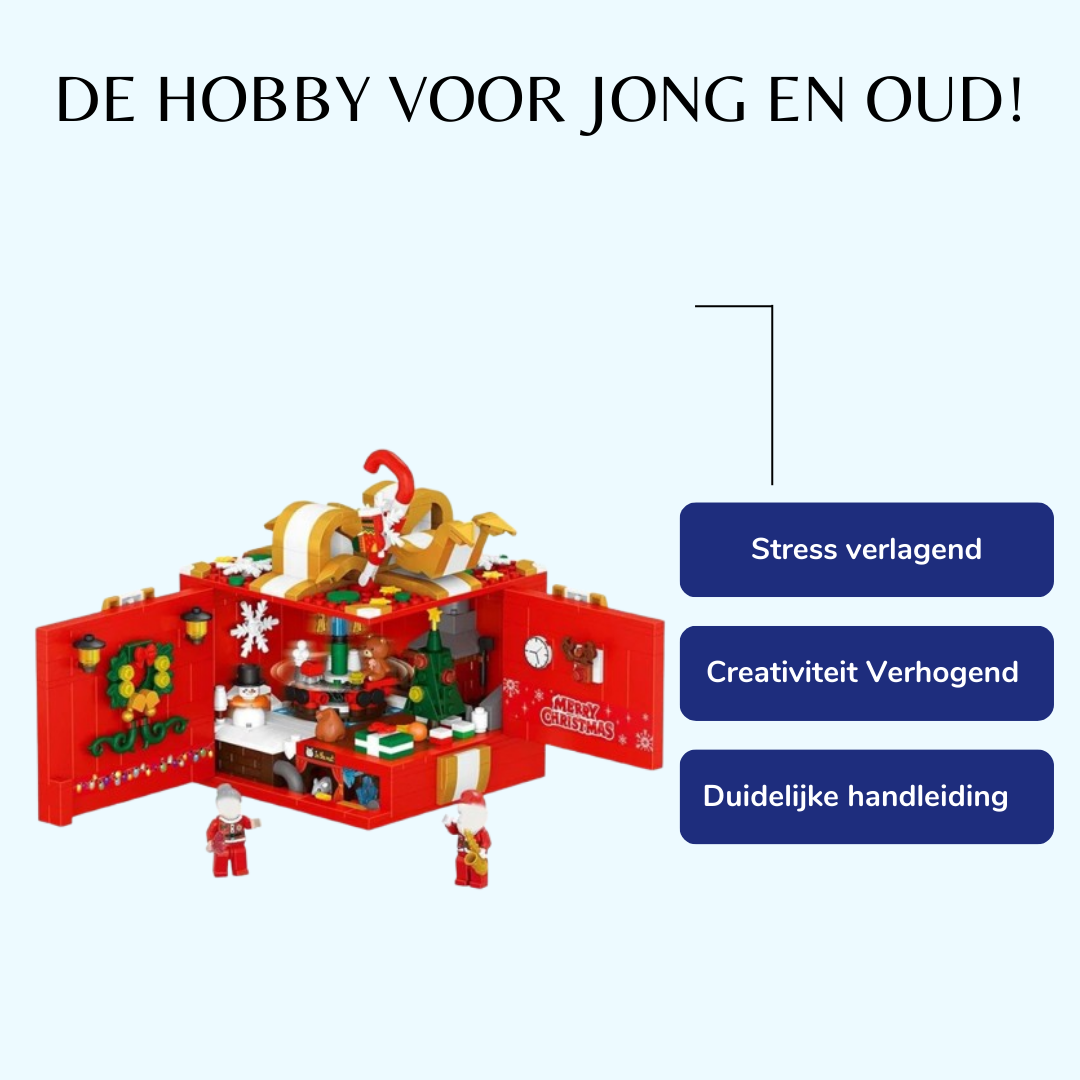 Kerst geschenkdoos | Bouwsteentjes