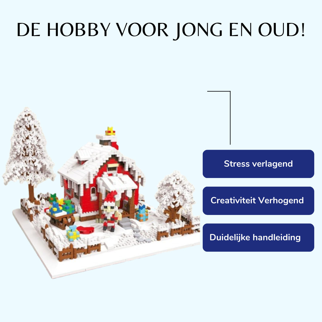 Kerst huis | Bouwsteentjes