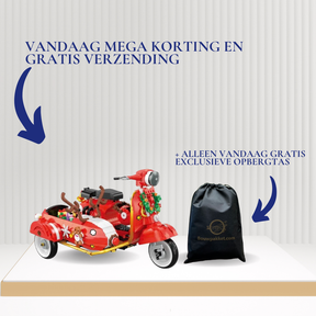 Kerst motor | Bouwsteentjes