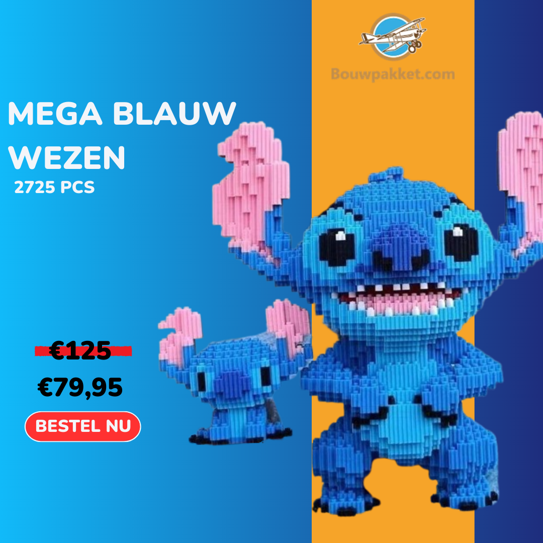 Mega blauw wezen | Bestseller