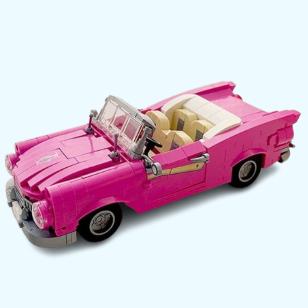 Roze Auto | Bouwsteentjes