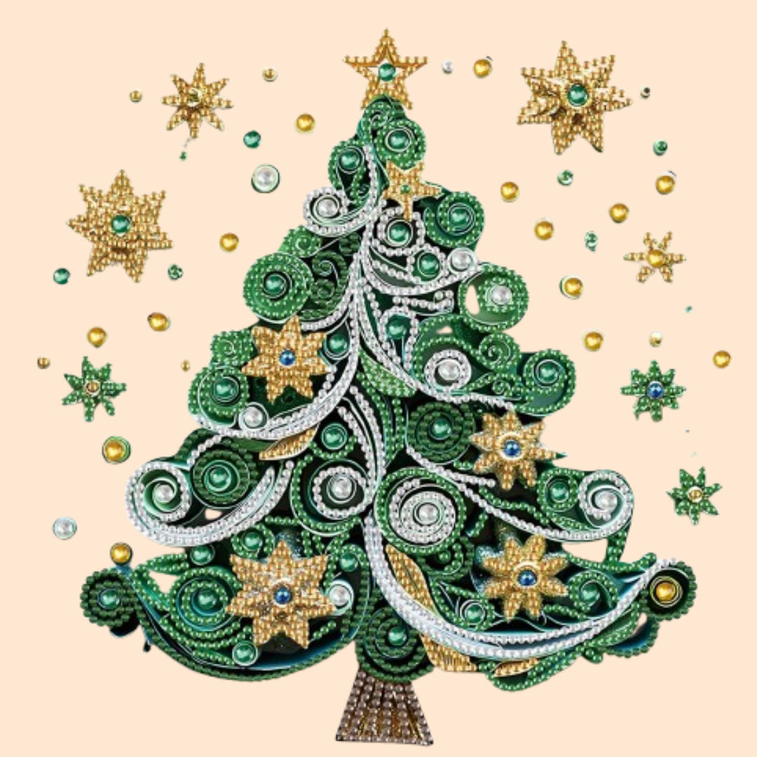 Kerstboom | Diamond painting