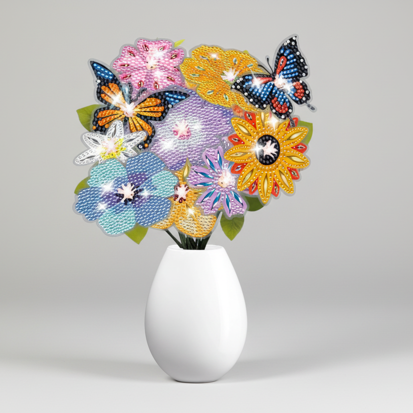 Prachtig bloemen boeket | Diamond painting
