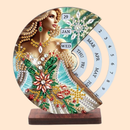 Vrouw | Kalender | Diamond painting