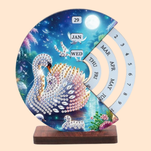 Zwaan | Kalender | Diamond painting