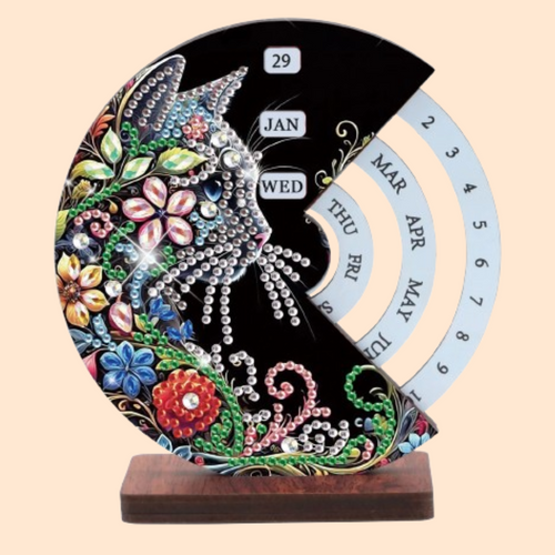 Kat | Kalender | Diamond painting