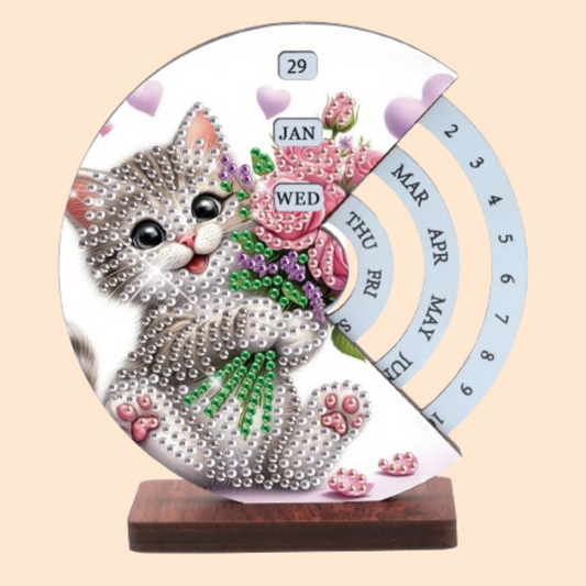 Kitten | Kalender | Diamond painting