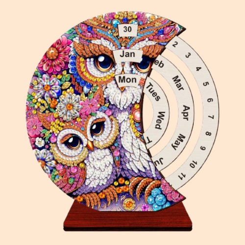 Uilen | Kalender | Diamond painting