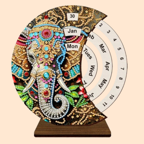 Olifant | Kalender | Diamond painting
