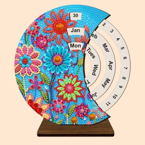 Bloemen | Kalender | Diamond painting