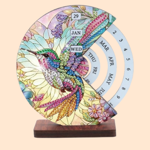 Kleurrijke vogel | Kalender | Diamond painting