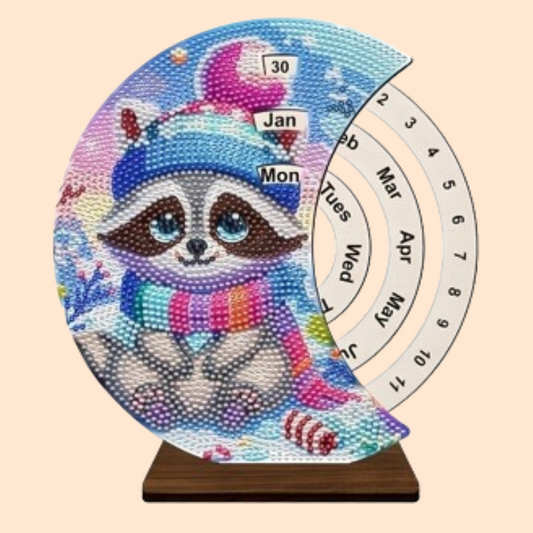 Wasbeer | Kalender | Diamond painting