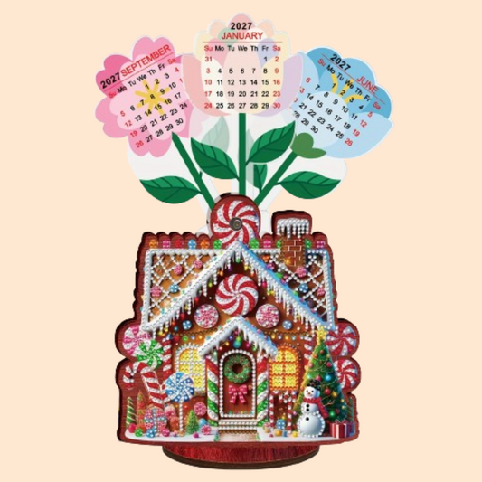 Kerst huis | kalender | Diamond painting