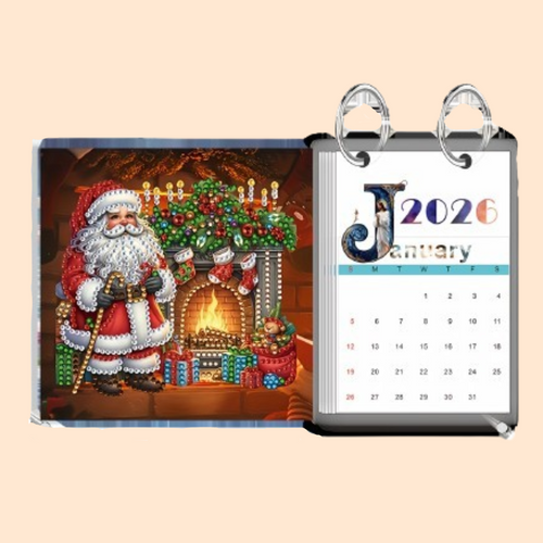Kerstman | Staande kalender  | Diamond painting