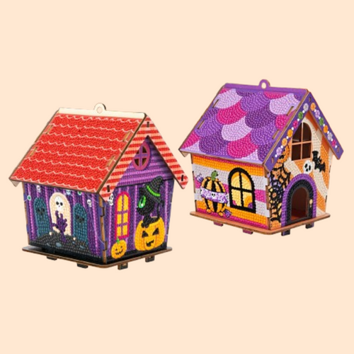 Halloween huisje | hanger | Diamond painting