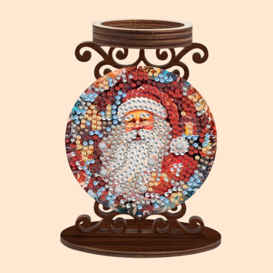 Kerstman | kaarshouder | Diamond Painting