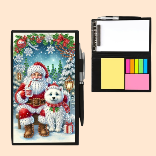 Kerstman | Notitieboek | Diamond painting