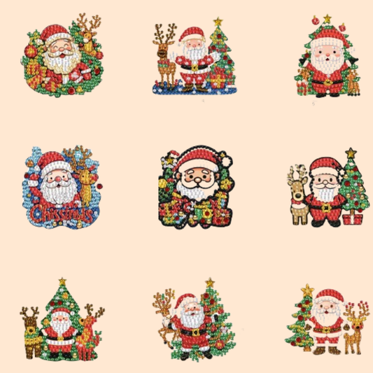 Magneetjes | Kerst | Diamond painting