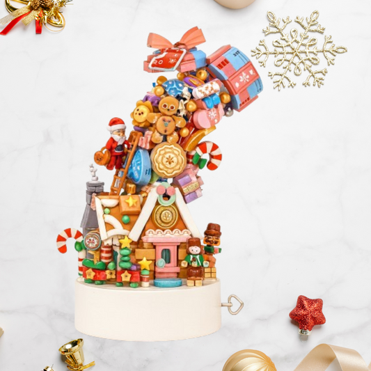 Kerst muziekdoos | Bouwsteentjes
