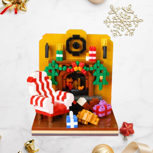 Kerstschoorsteen | Bouwsteentjes